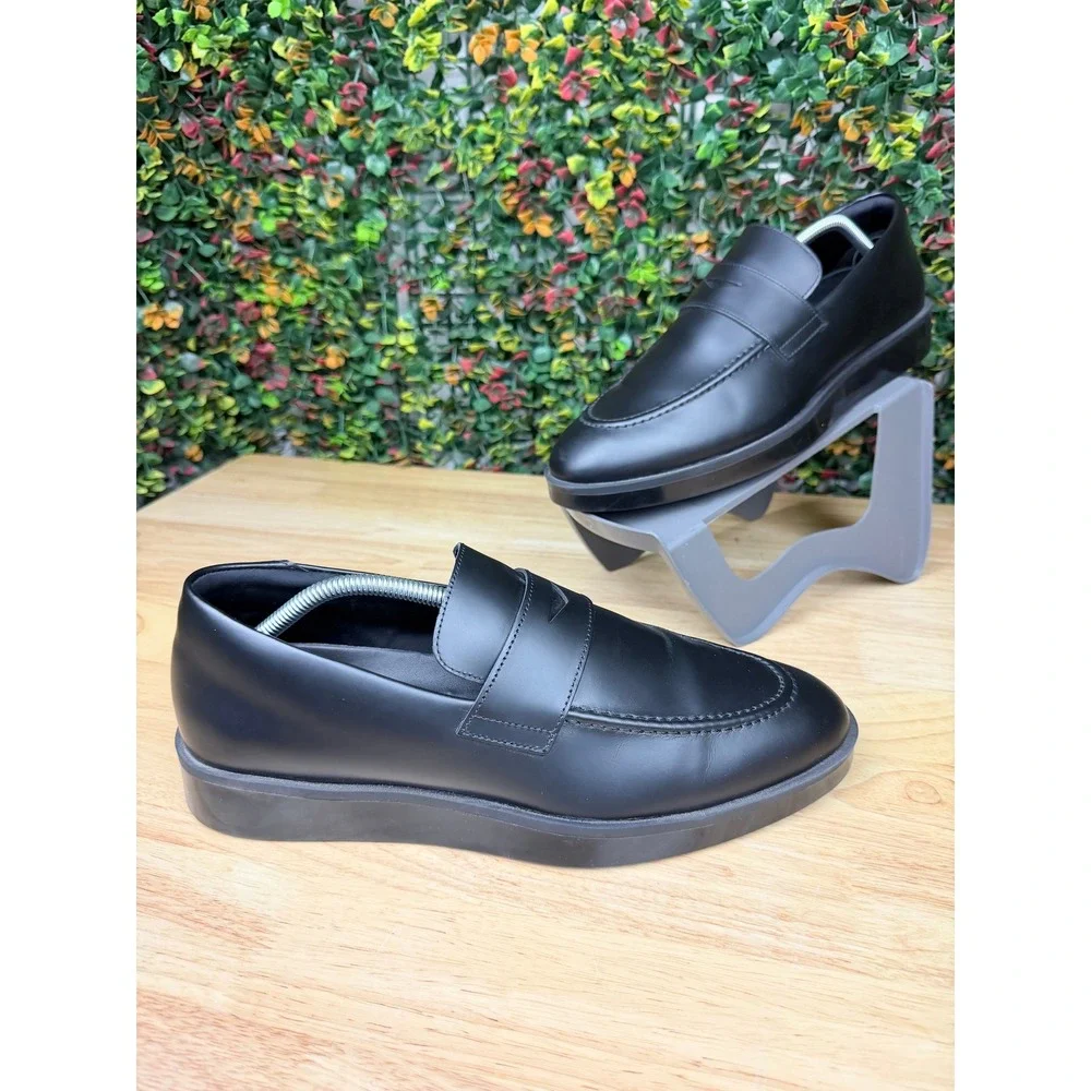 Wolf & Shepherd Crossover Closer Loafer Black Leather Mens 10.5 M UFT-0311-010